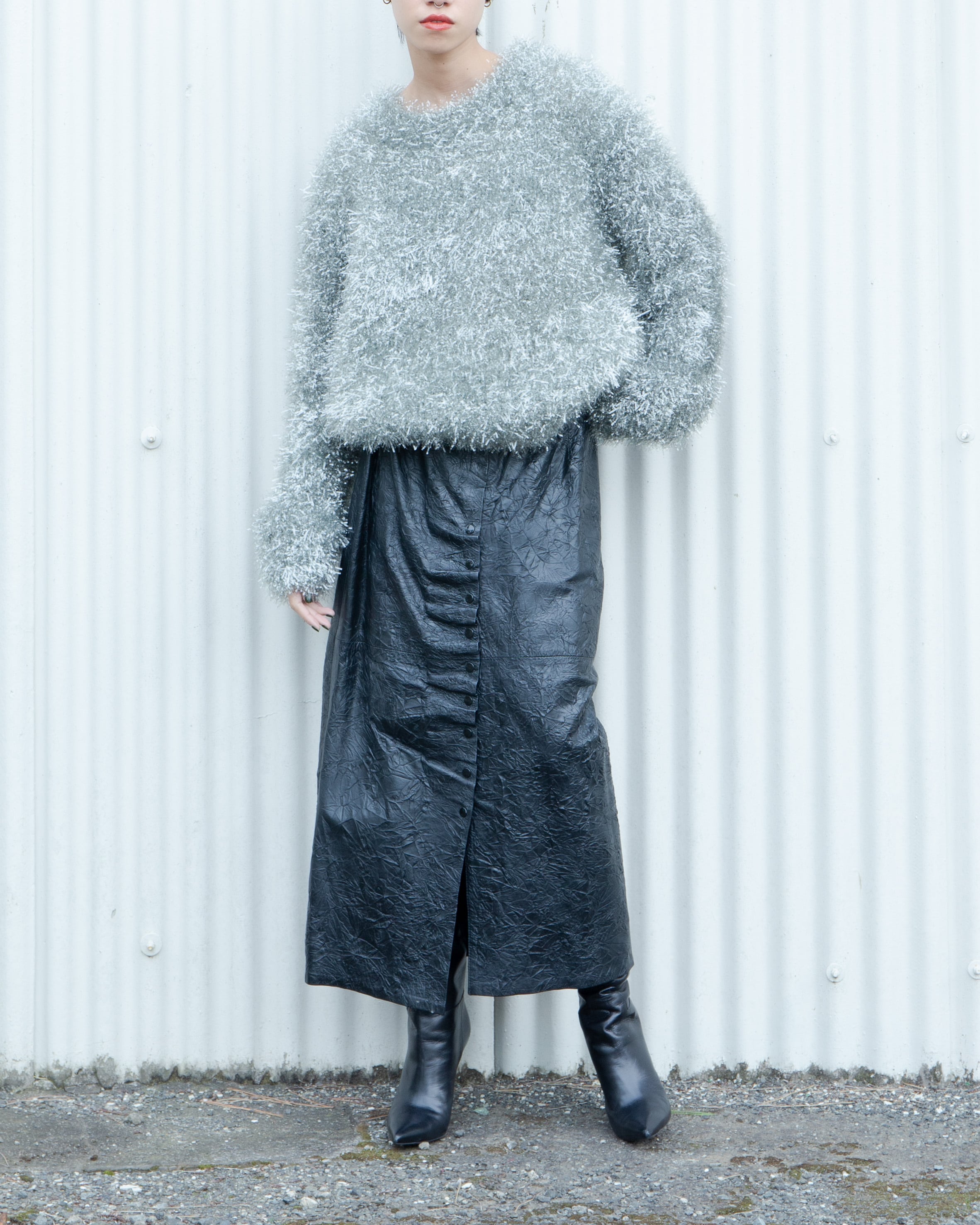 新品未使用　タグ付き美品　open sesame club OPEN SESAME CLUB - film shiny tops | LUIK FINN