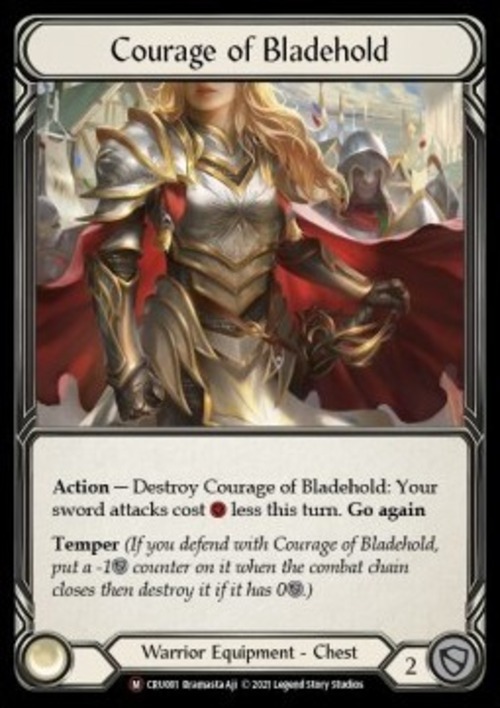 CRU081『RF』【Warrior】Courage of Bladehold 画像