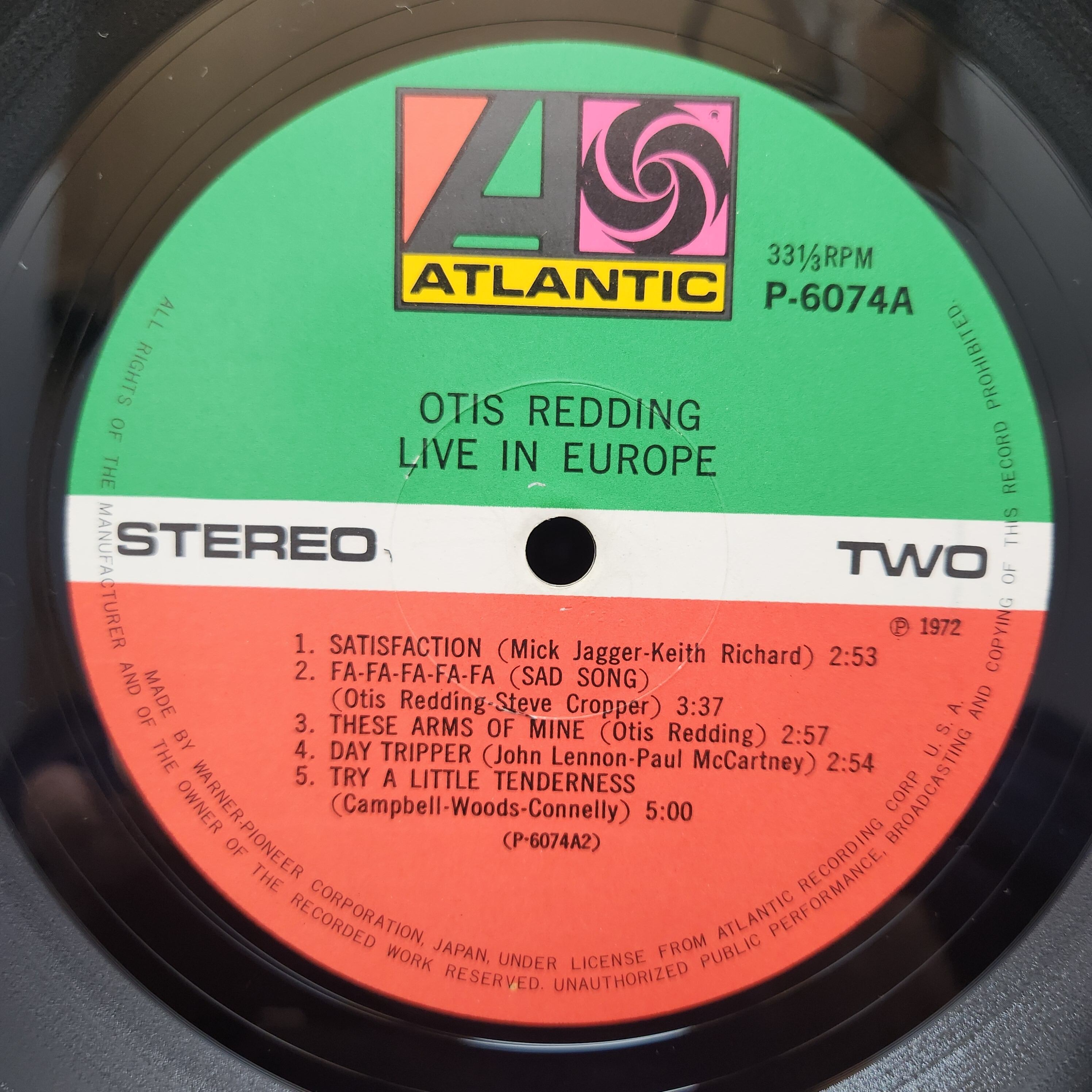 Otis Redding / Otis Redding Live In Europe [P-6074A] - 画像4