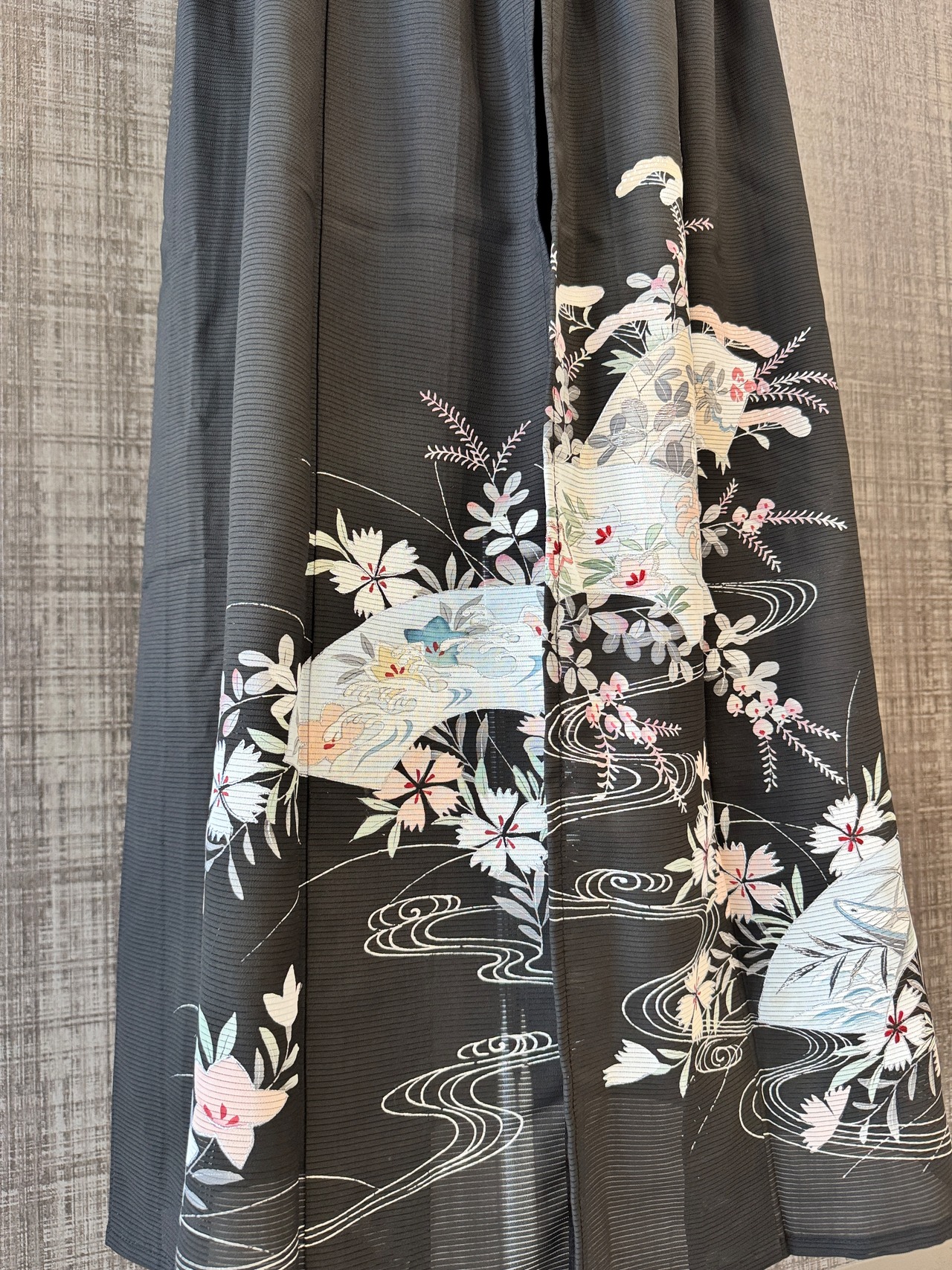 See-through long skirt 669(夏用着物)
