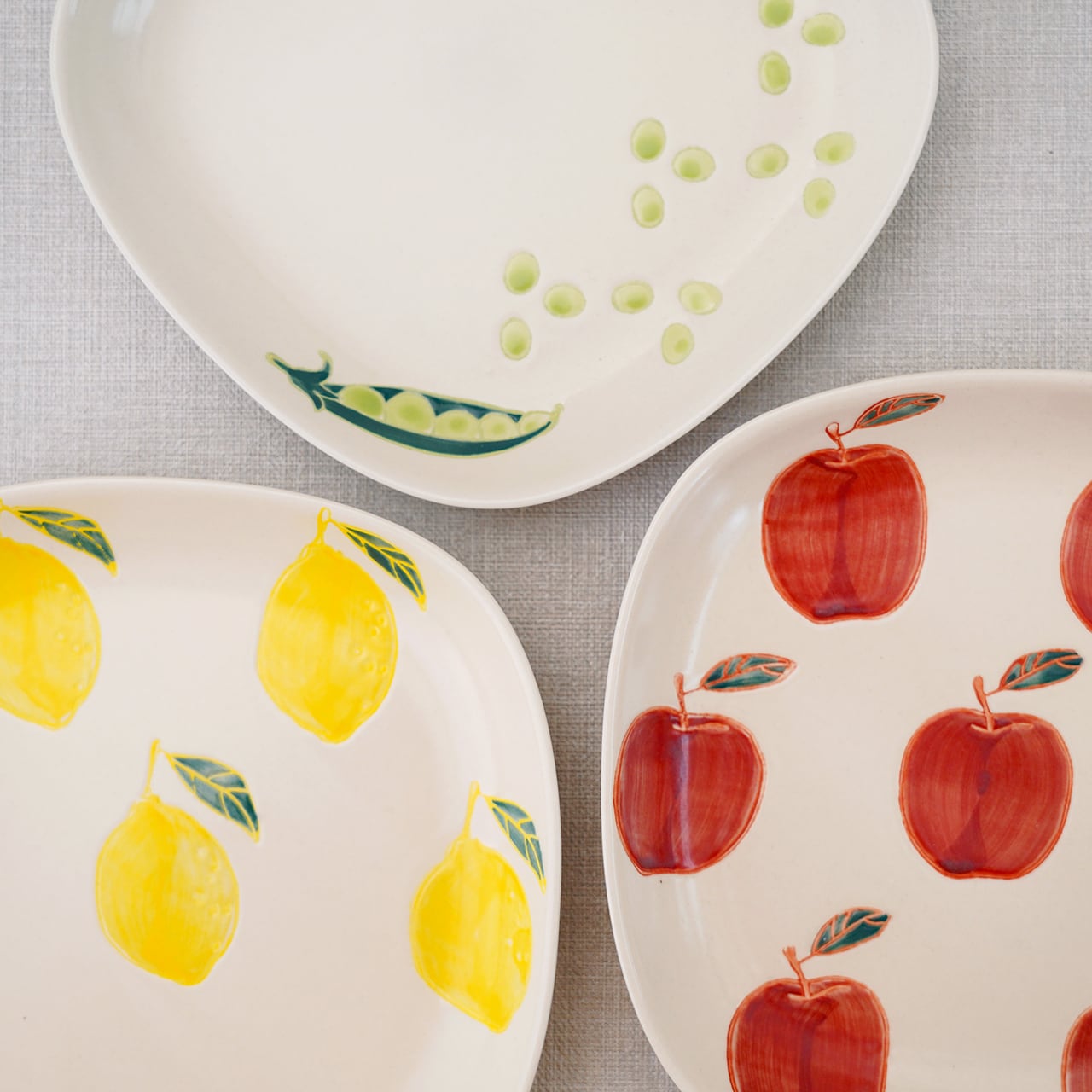 スターラハーフマン　デザイン絵皿　アーティスト　プレート　陶器 フレッシュアート 四方平プレート | 菊祥陶器／工房祥sho