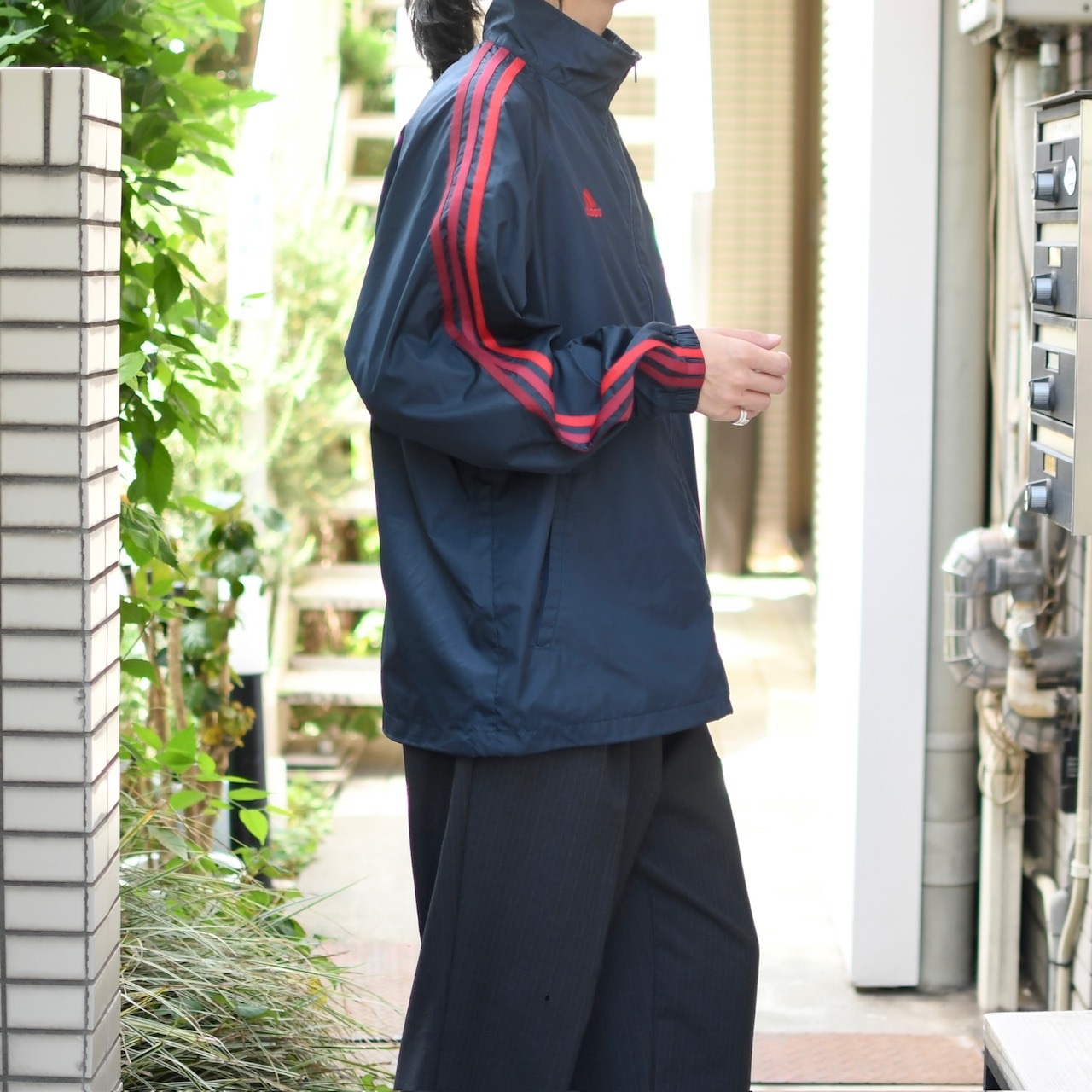 adidas gradation 3 line nylon jacket