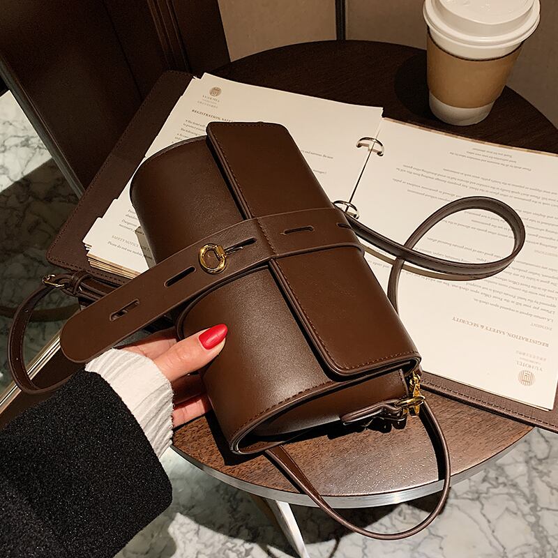 スタンダードオータムウィンター レトロ 秋物 冬物 スクウェア 手作りハンドバック77096140831