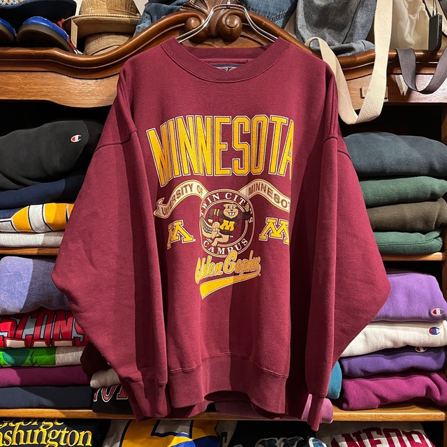 1980's "UNIVERSITY OF MINESOTA" sweat shirt XL D1179