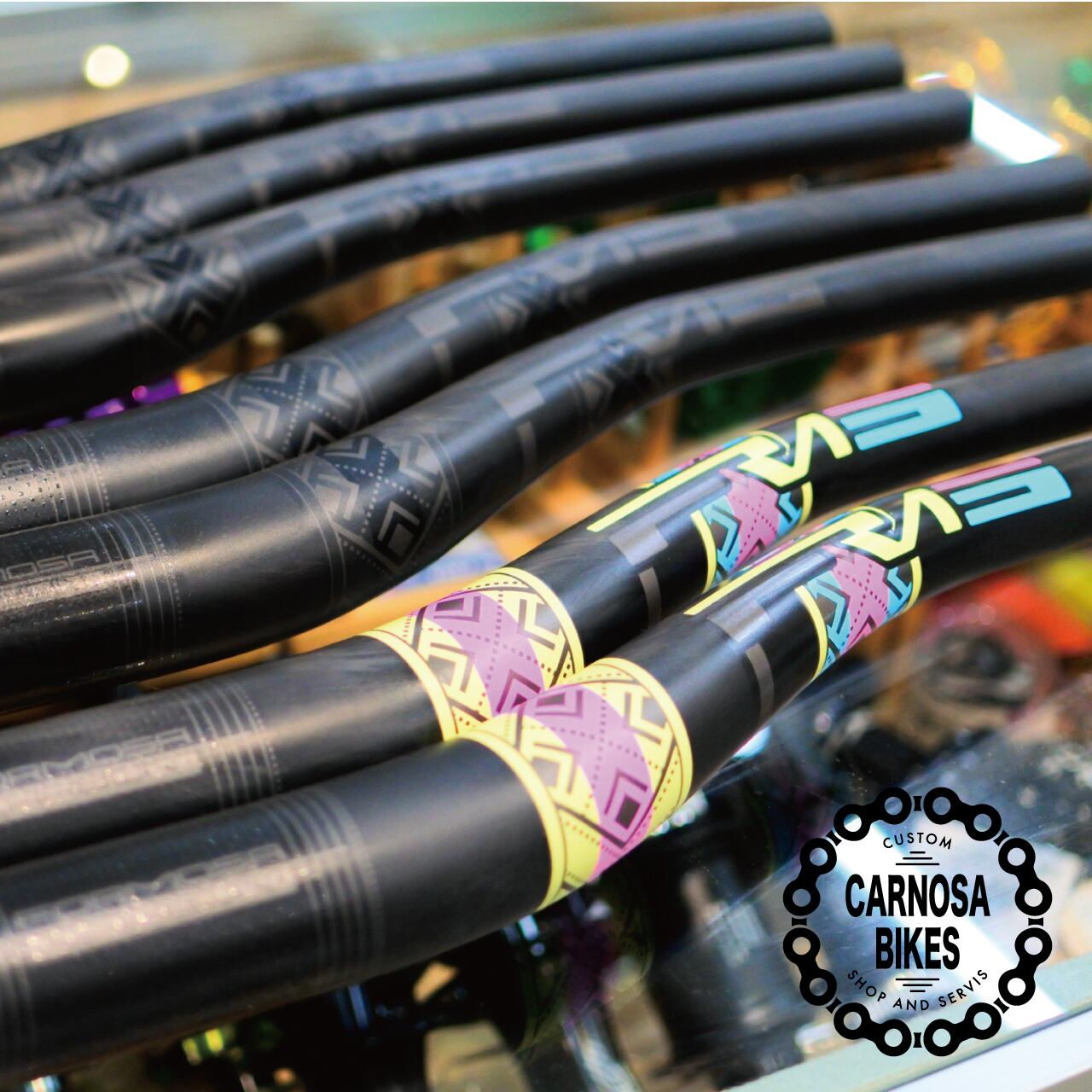 【FORMOSA】F52 カーボンハンドルバー Φ35mm