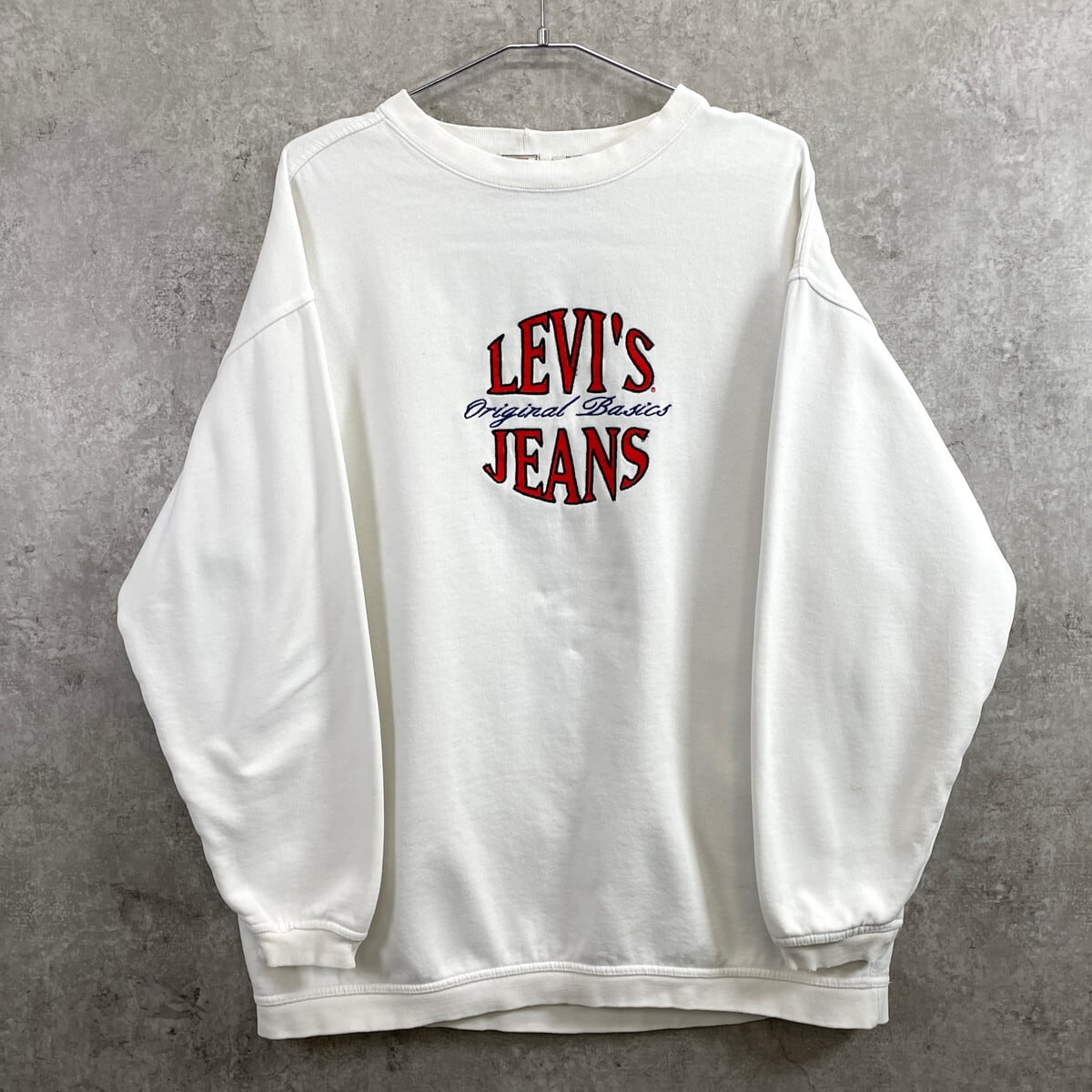 9点 vintage 古着 usa リーバイス 他 ジャケット シャツ 90年代 Levi's リーバイス ロゴ刺繍 スウェットシャツ メンズL相当