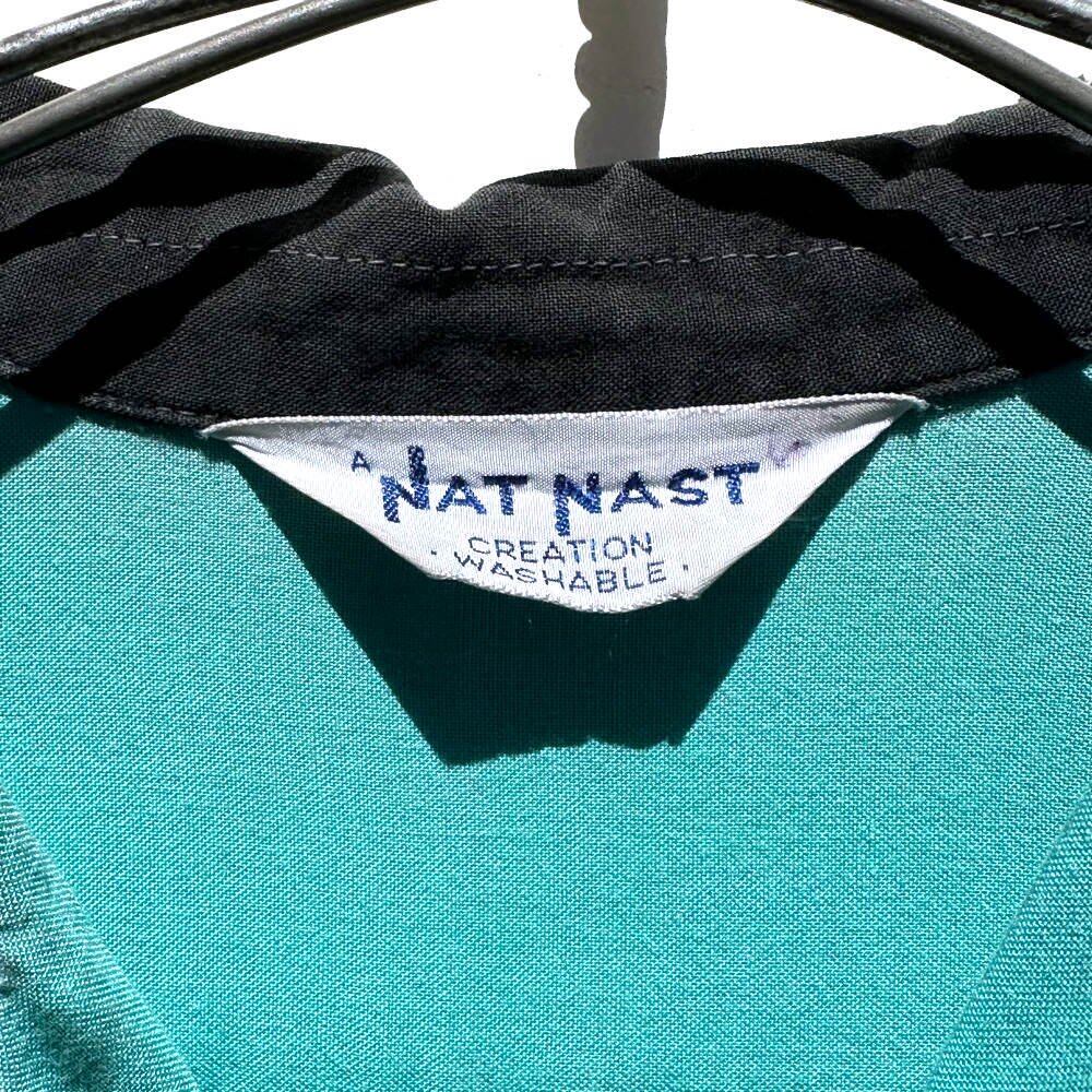 NAT NAST] Vintage rayon bowling shirt [1950s-] Vintage Bowling