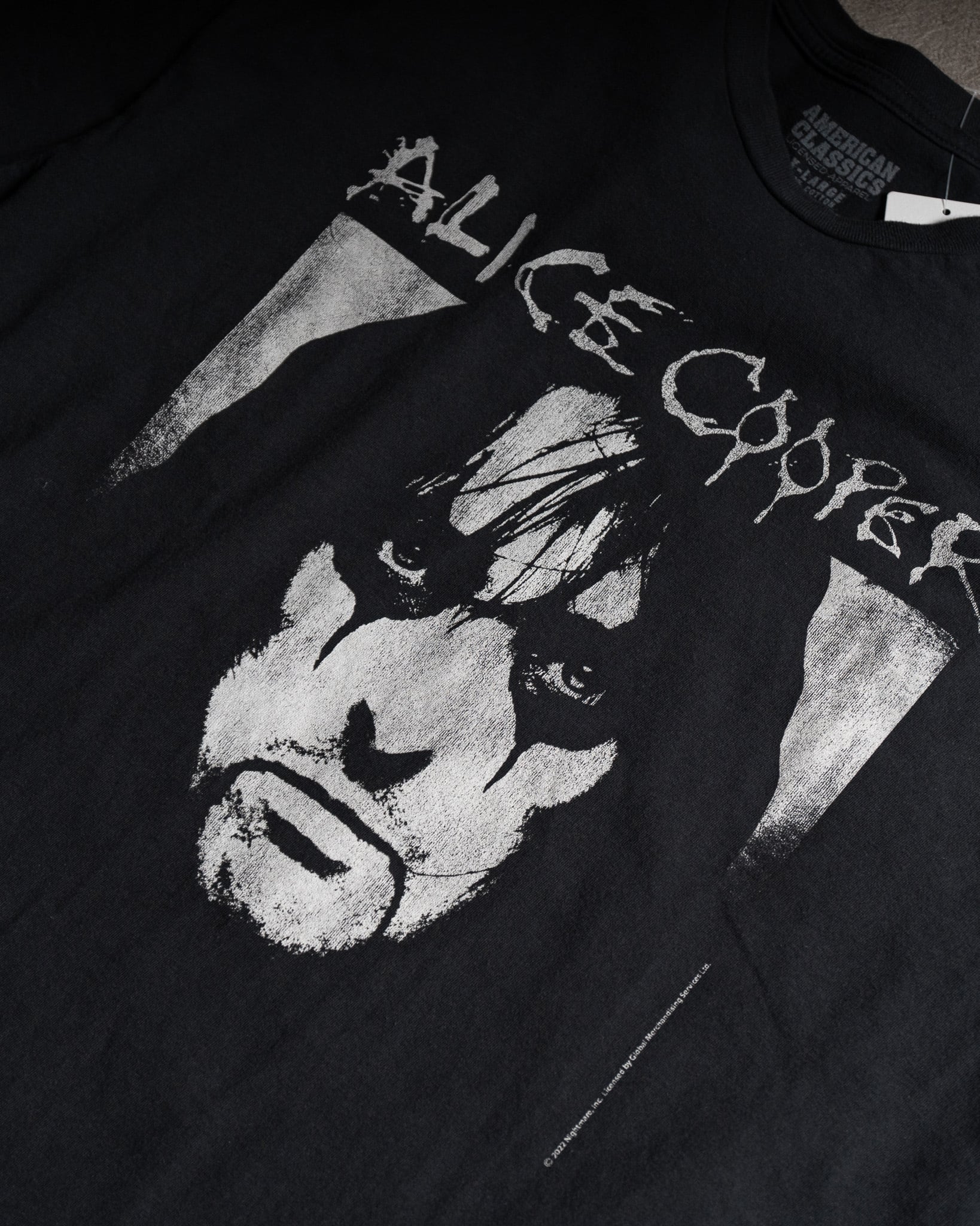 THRIFTY LOOK】ALICE COOPER TEE 新品 ユーズド加工 L XL アリス