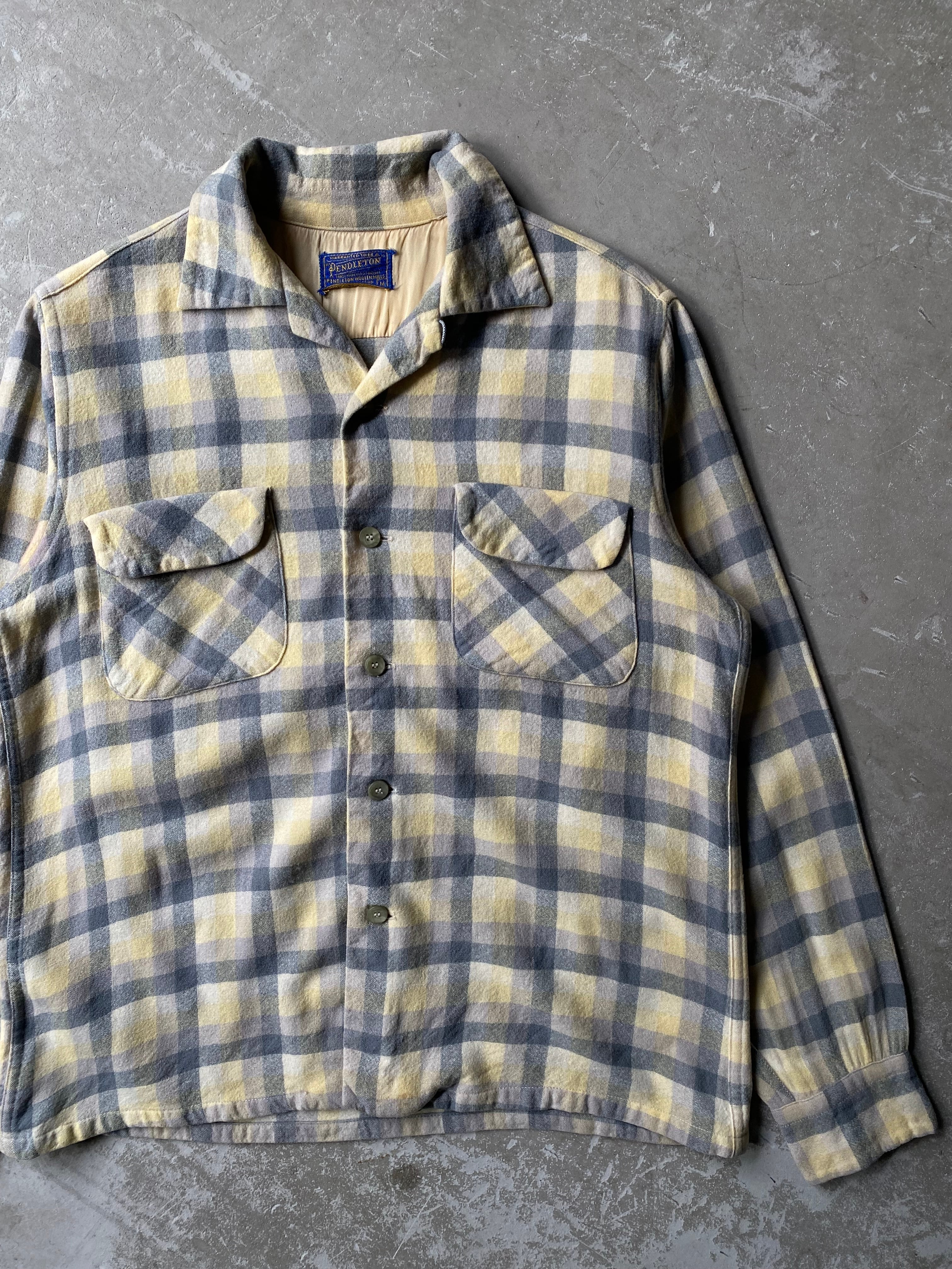 PENDLETON 50s ビンテージ チェック ボードシャツ ペンドルトン 希少