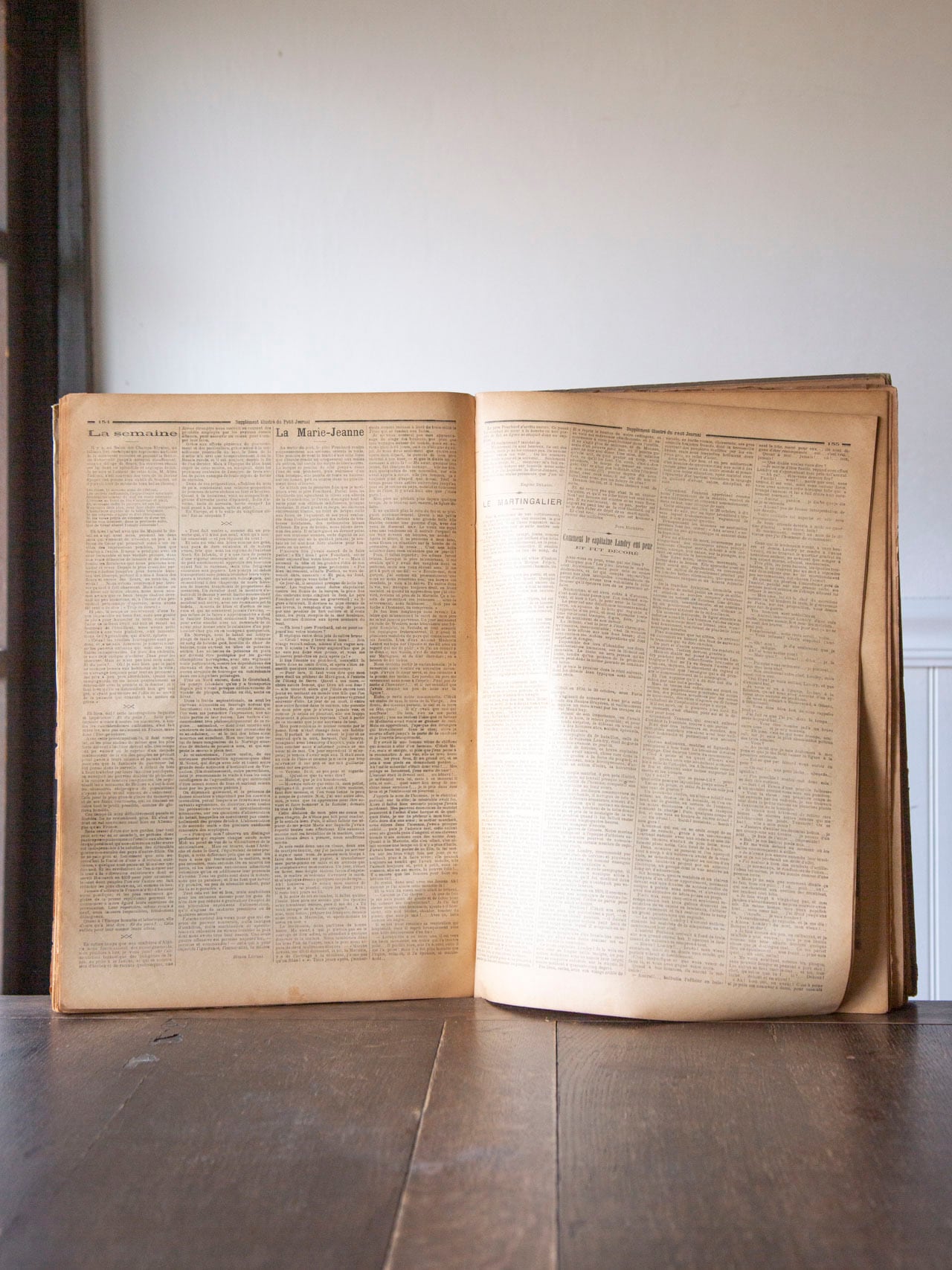 Le petit Journal 1893年のフランス新聞＜アンティーク新聞