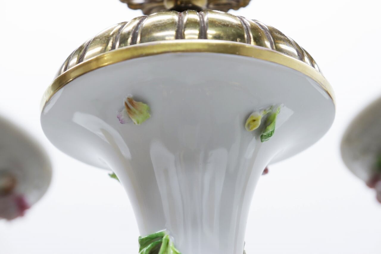 オブジェ　カポディモンテA.SANTINI アンティーク照明 レトロ イタリア製 オブジェ カポディモンテA.SANTINI アンティーク照明 レトロ