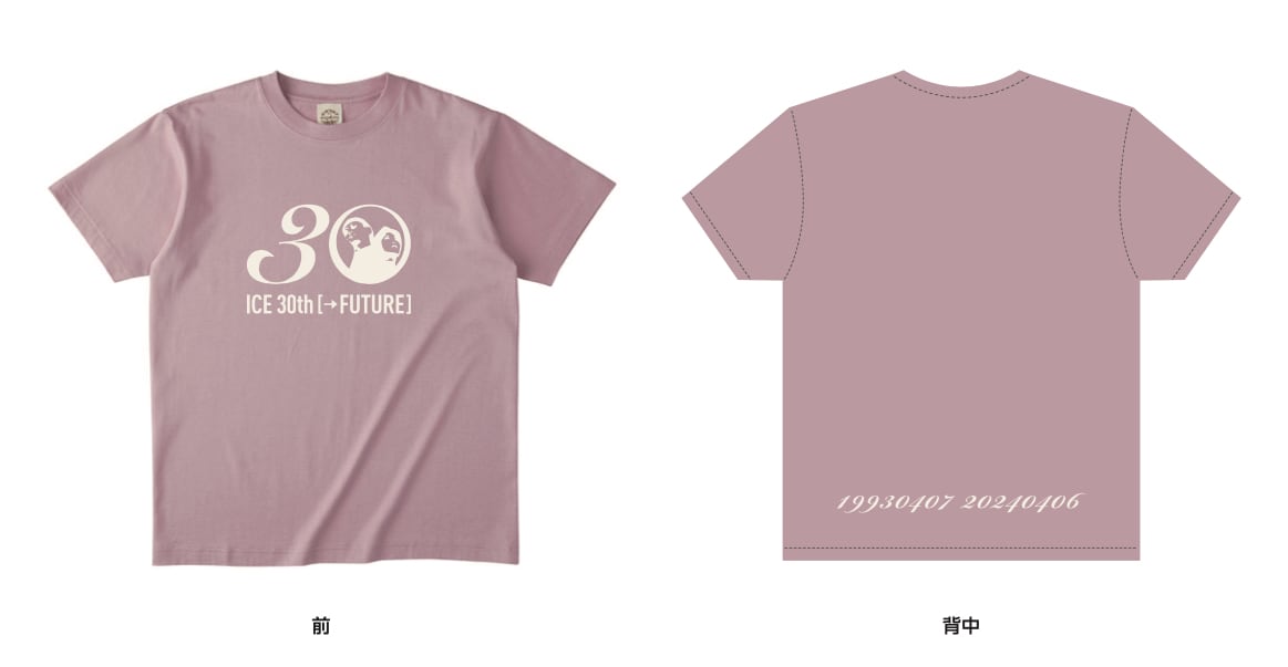 ICE 30th Anniversary ロゴTシャツ ＊ステッカー付き！ | 3rd Stone