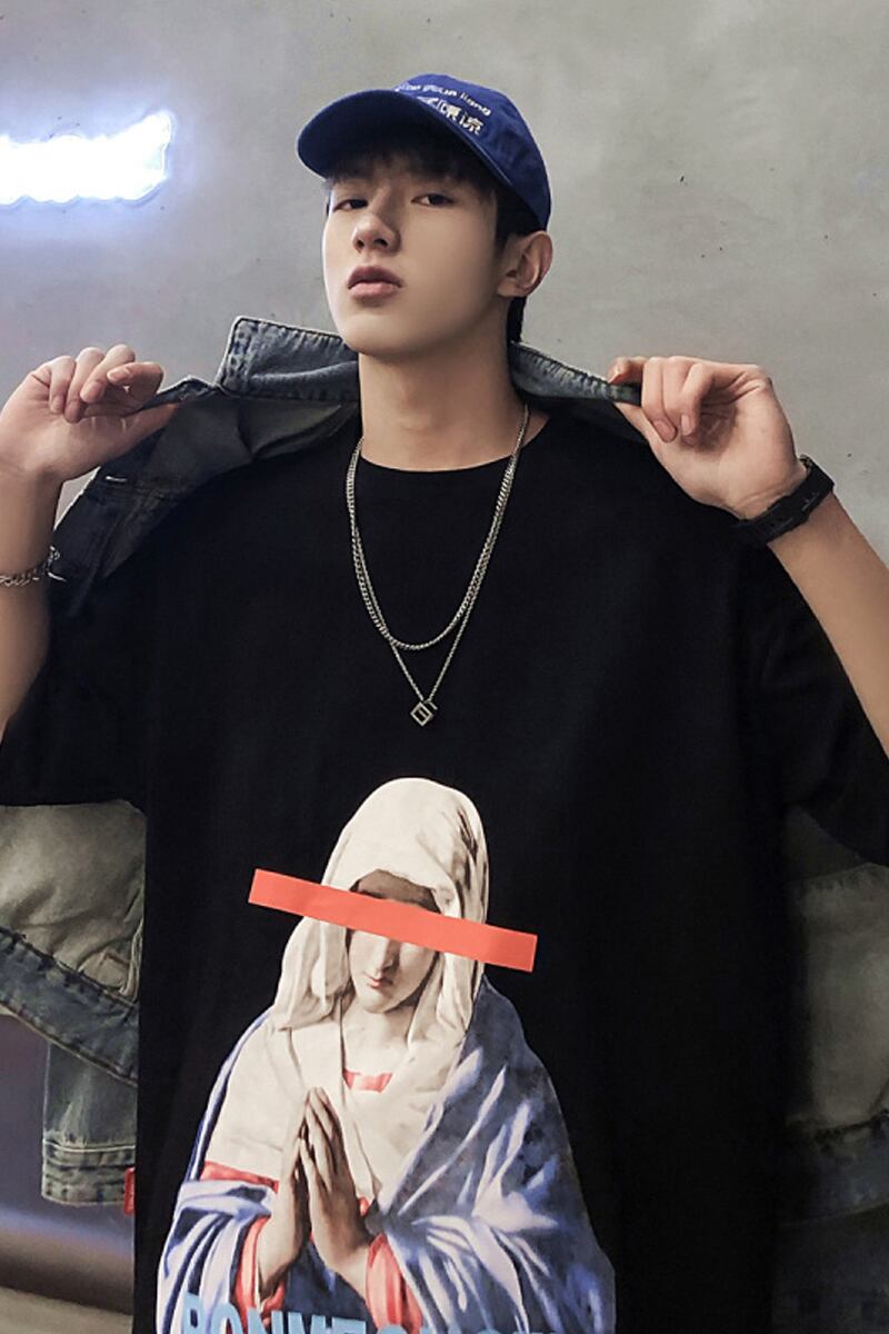 全3色 Tシャツ カットソー プリント カジュアル おしゃれ