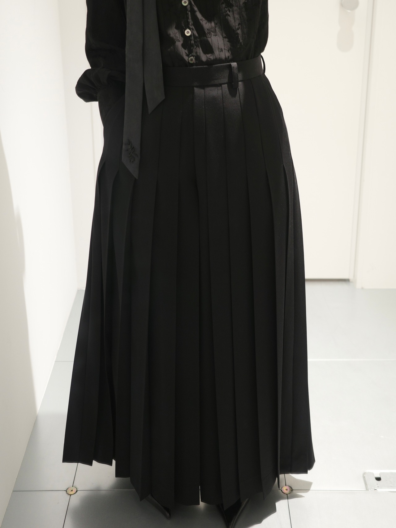 【26AW】FETICO フェティコ / パンツ / FINE WOOL SUITING PLEATED TROUSERS - 1