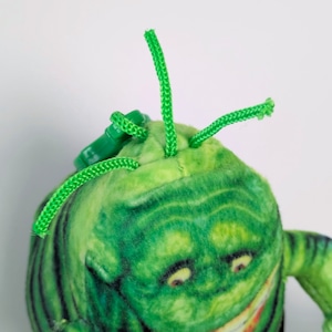 【 Ghostbusters ( ゴーストバスターズ )2016 】 スライマー( slimer )プラッシュキーホルダー / マスコット / ぬいぐるみキーホルダー 〚アメリカン雑貨 アメトイ〛
