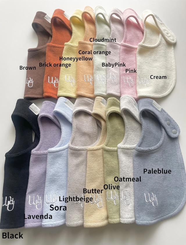【即納】Would.U 「cloud terry bibs」➕Collegienセレクト靴下のギフトセット