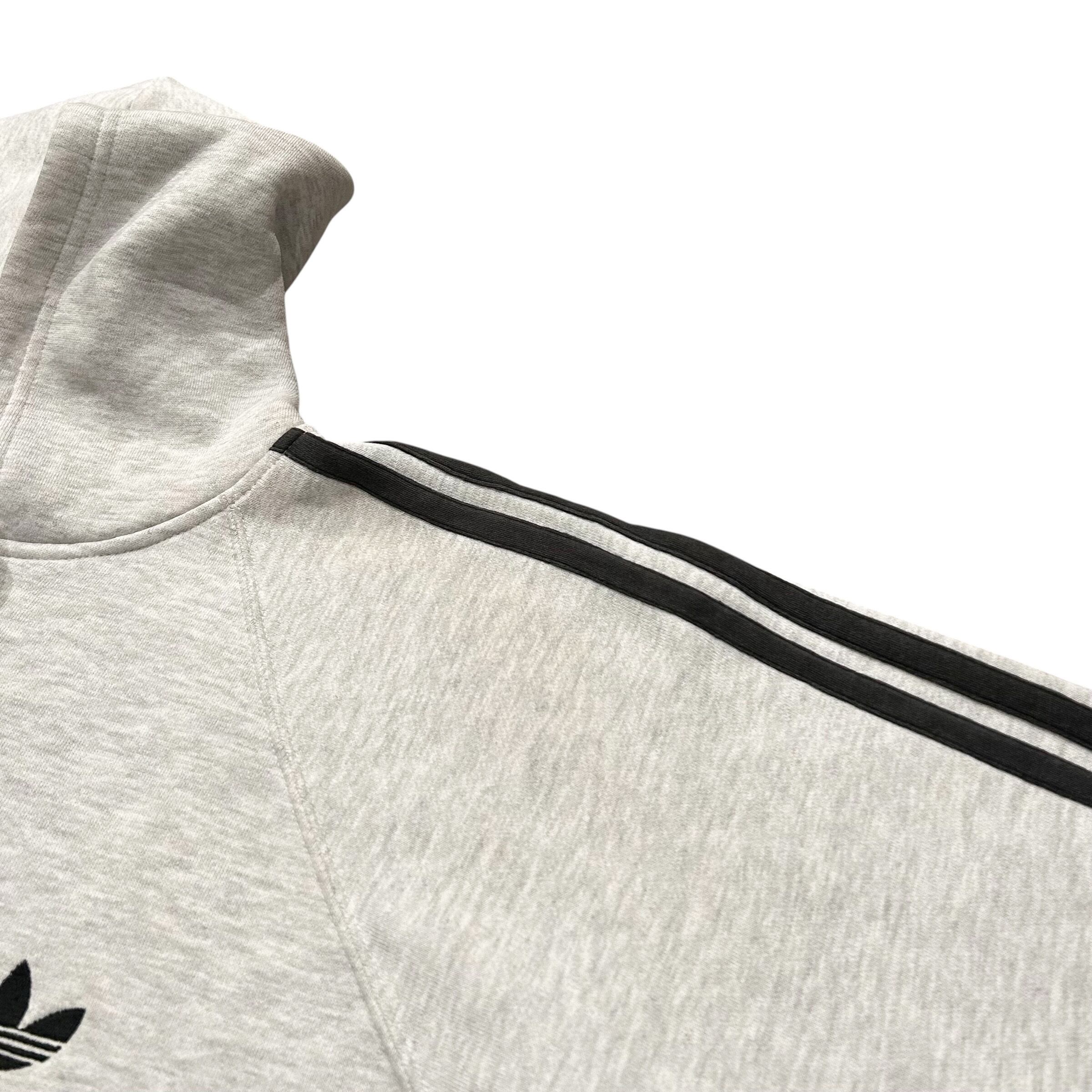 90's adidas Zip-up Sweat Parka M-L程度 / アディダス トレフォイル