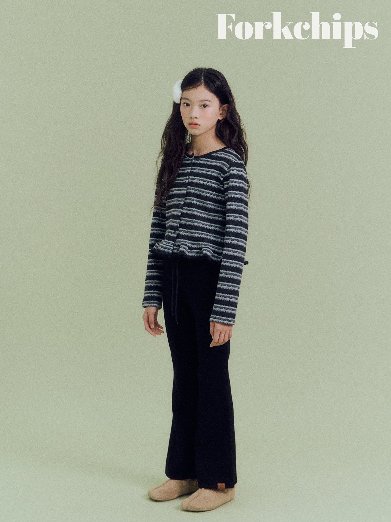 FORK CHIPS［取寄］latte flare leggings 26winter