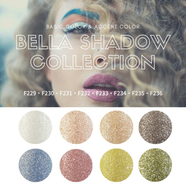 BellaFormaJAPAN（ベラフォーマ）ジェル ネイルカラー Bella shadow collection（ベラシャドウコレクション）シリーズ　Basic color & Accent color