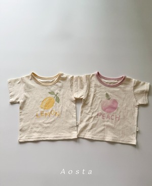 【予約】aosta Lemon peach T