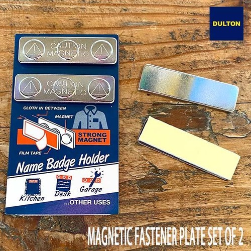 MAGNETIC FASTENER PLATE SET OF 2 マグネティック ファスナー プレート 2個セット マグネット 磁石 DULTON ダルトン