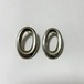 Vintage 925 Silver Pirced Earrings Made In Mexico