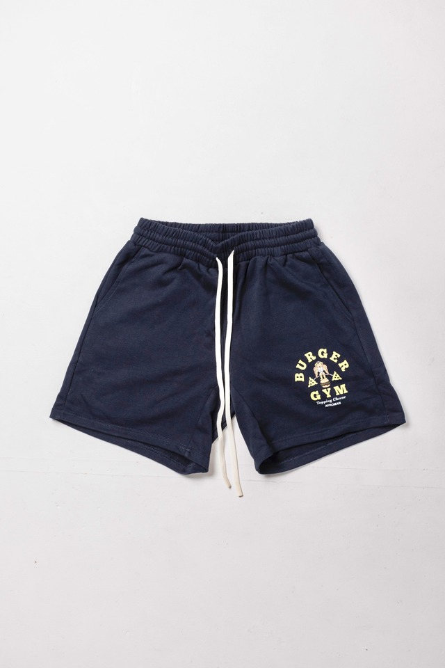 スウェットショーツ　バーガージム　ネイビー