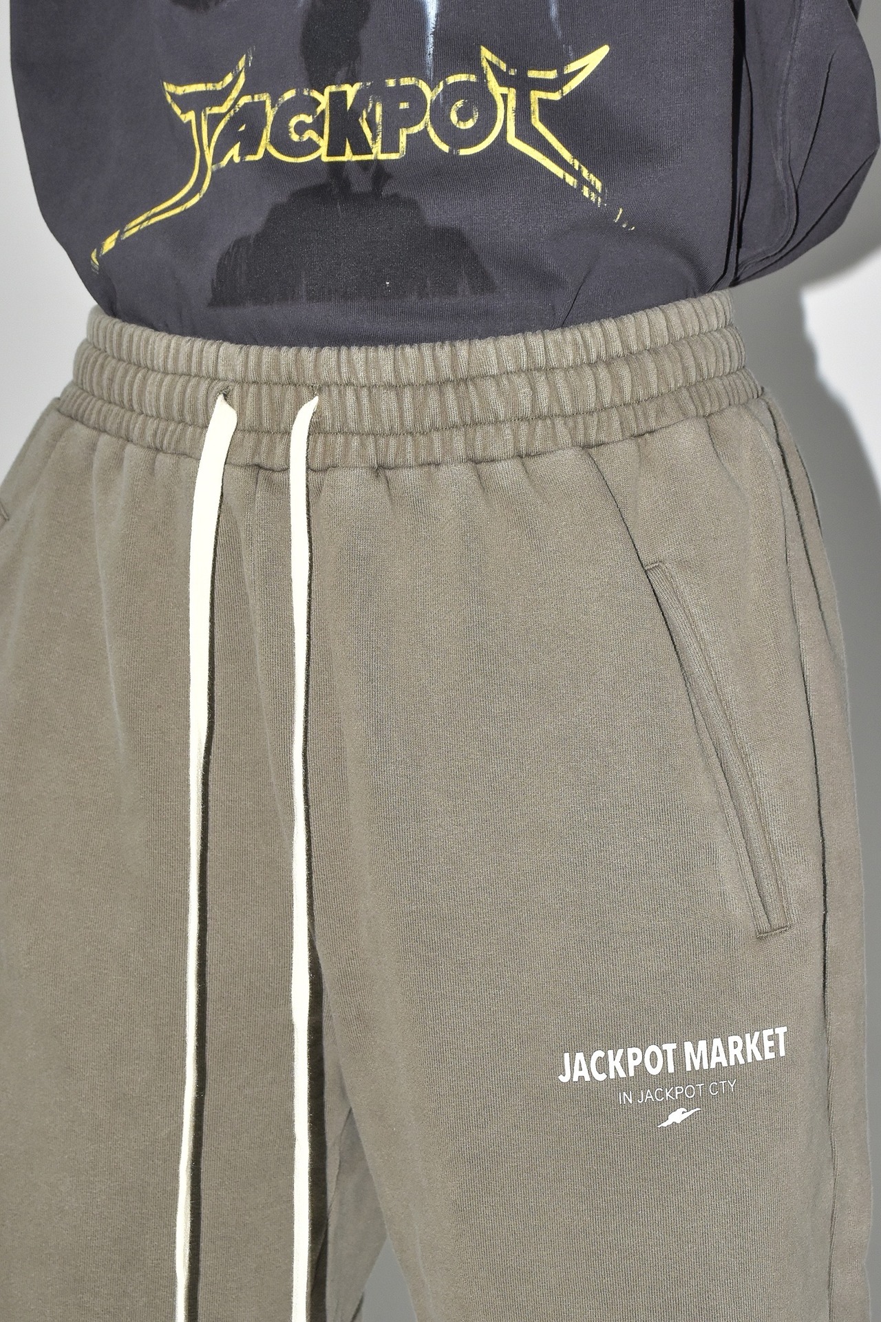 ヴィンテージスウェットロングパンツ　グレー