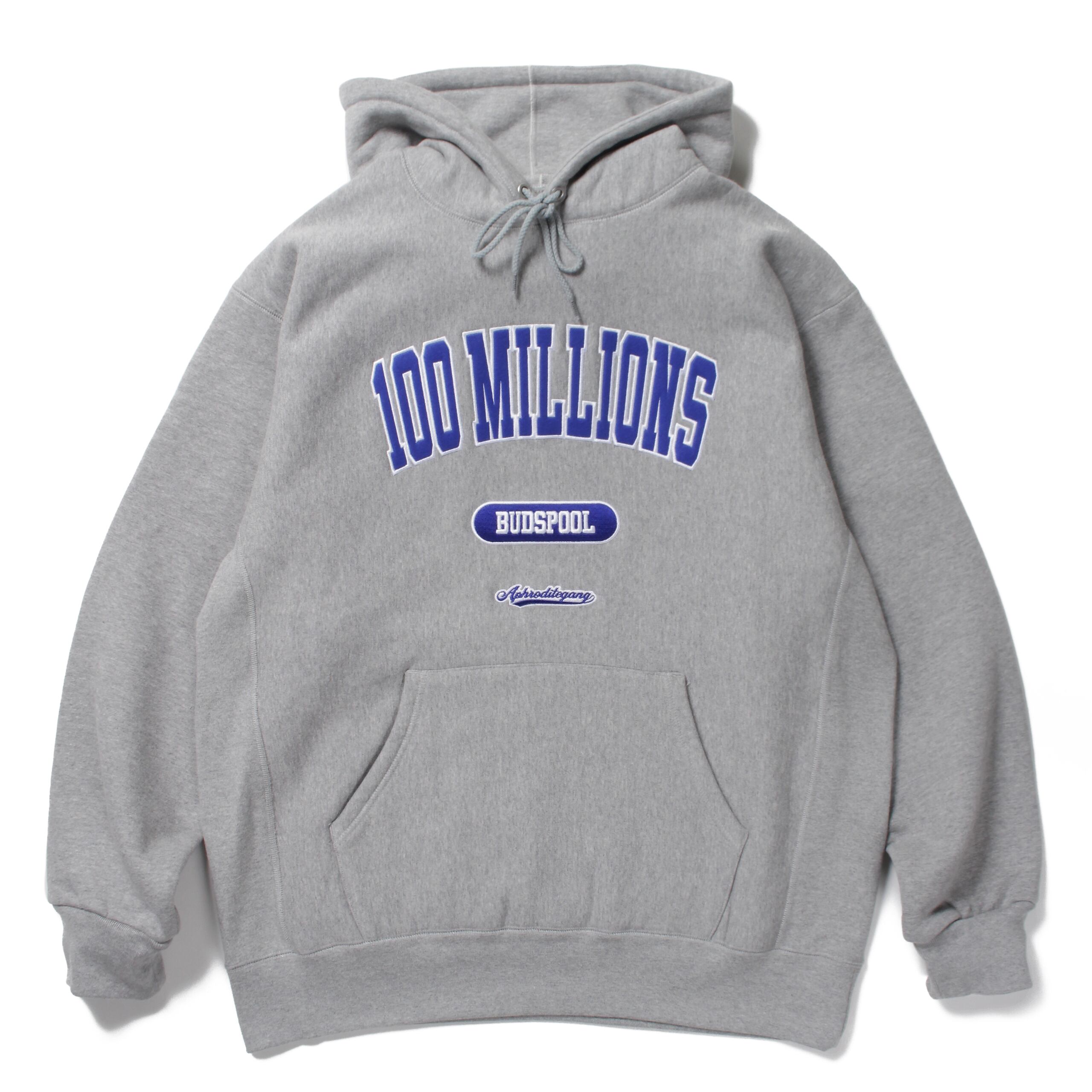 100MILLIONS HEAVY WEIGHT HOODED SWEAT