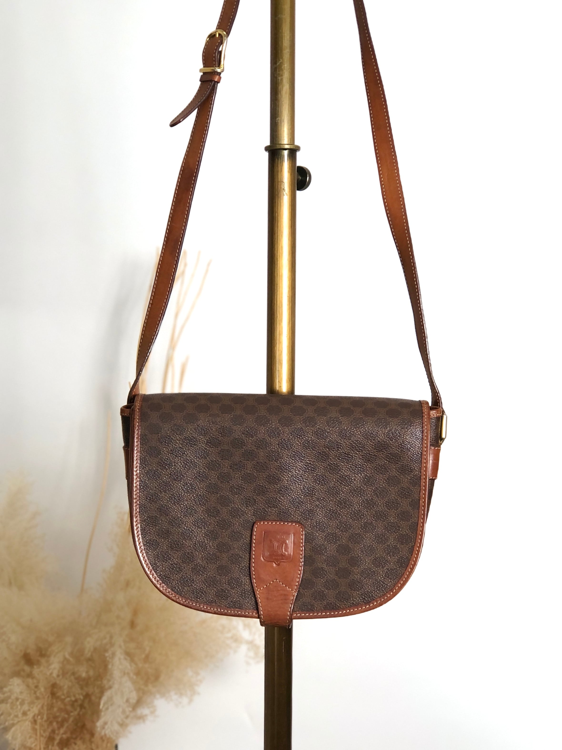 CELINE セリーヌ トートバッグショルダーバッグ ヴィンテージ 扇型 CELINE セリーヌ トートバッグショルダーバッグ ヴィンテージ 扇型