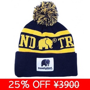 Navy Bobble Beanie