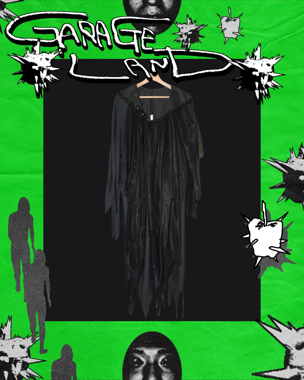80s La mendola witch costume made in USA
