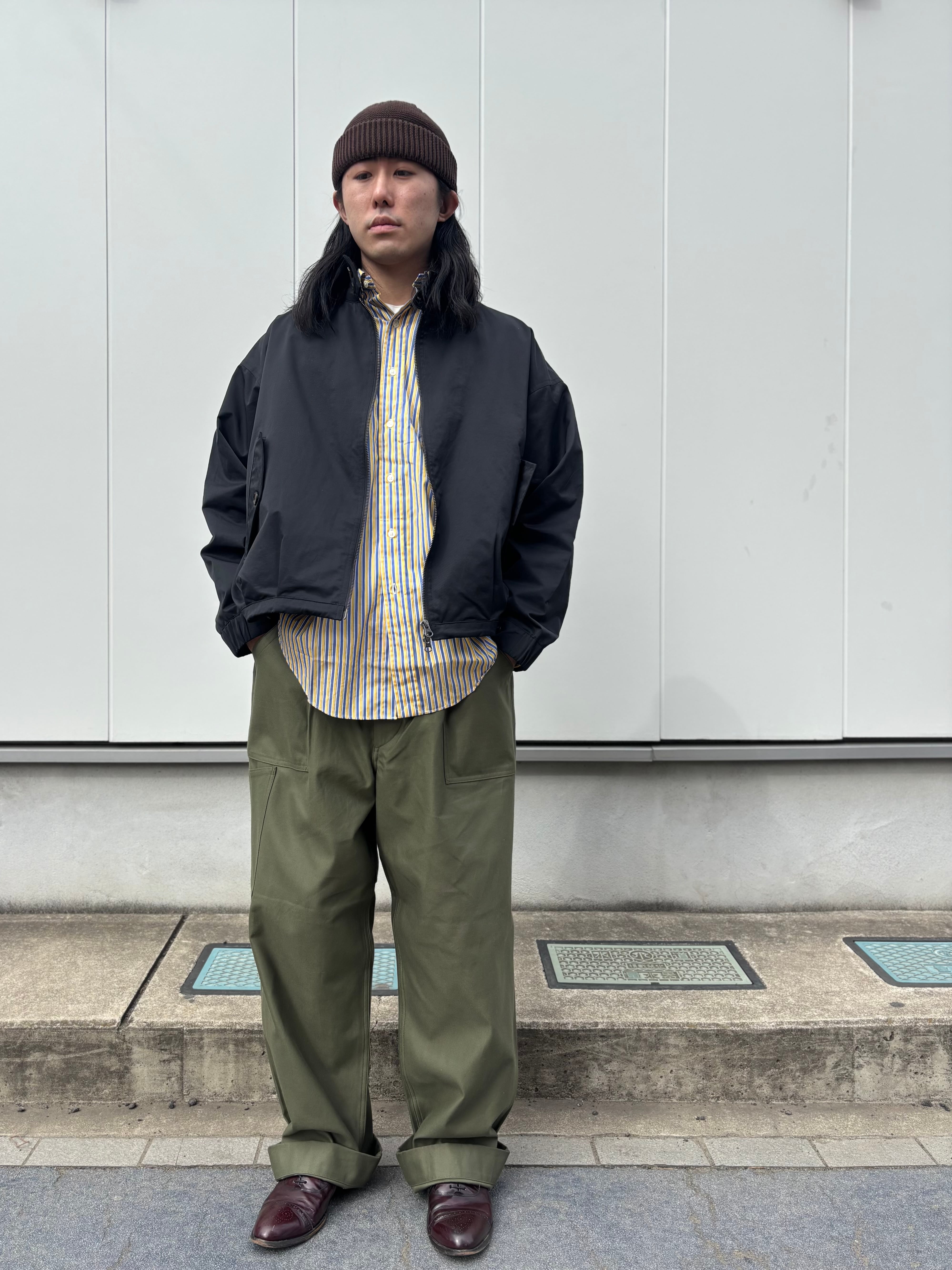 Nigel Cabourn ナイジェルケーボン　セットアップ　gジャン パンツ NIGEL CABOURN / MECHANIC PANT - MIX (ナイジェルケーボン メカニック