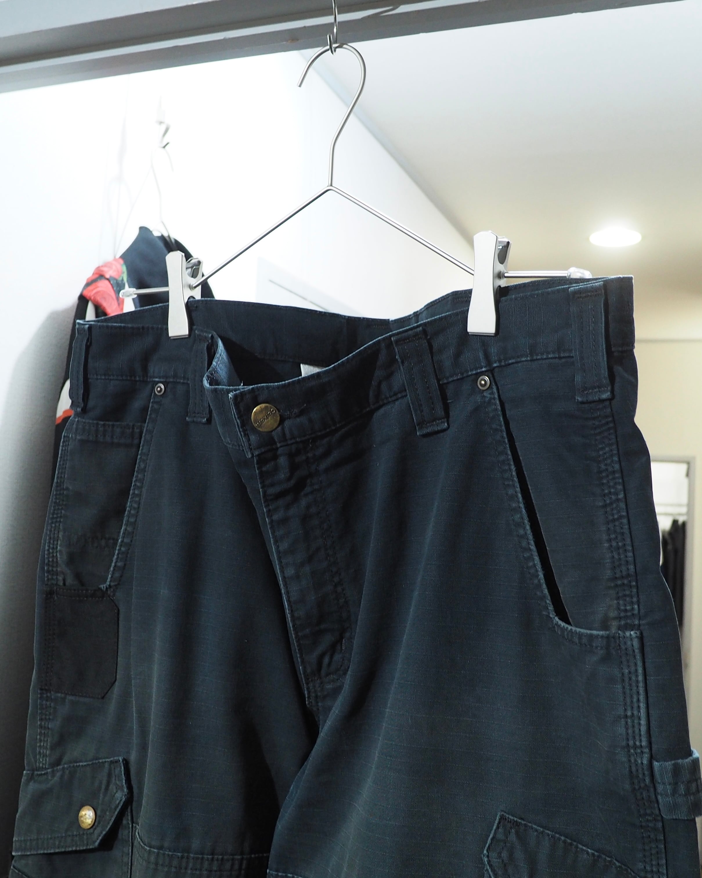 ” Carhartt - 襤褸 ” Beautiful Fade Aging × Damage vintage wide Painter pants