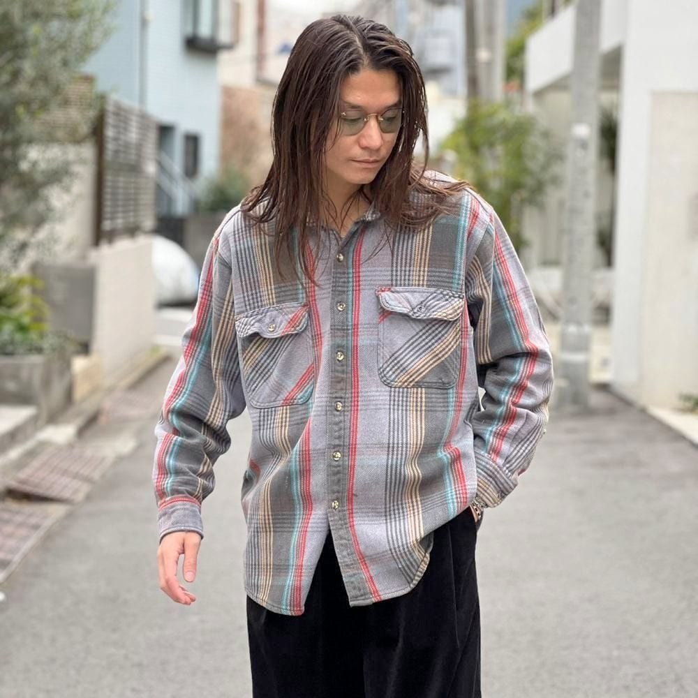 FIVE BROTHER Vintage Heavyweight Cotton Flannel Shirt [1980s-] | beruf