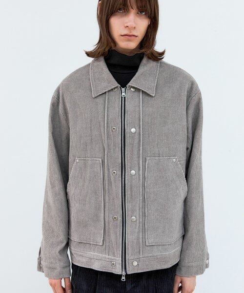 ☆ENHYPEN ソヌ 着用！！【TRIP LE SENS】WASHED CORDUROY DOUBLE SNAP