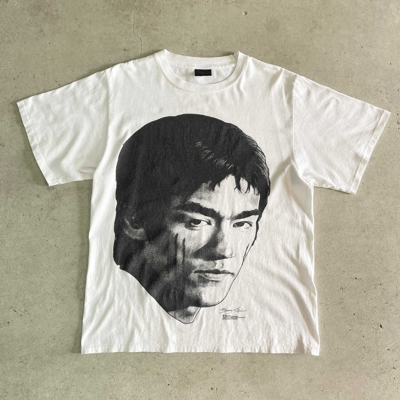90年代 USA製 BRUSE LEE ブルース・リー ビッグプリント Tシャツ 
