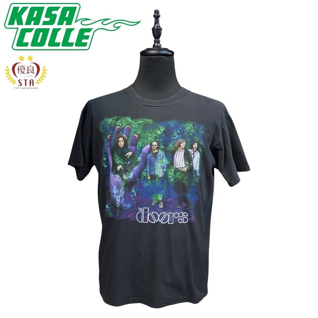 【THE DOORS】ドアーズ psychedelic hand 90’s Vintage Tシャツ L