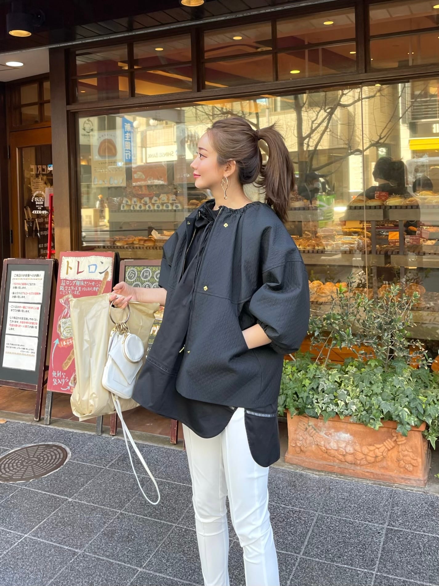 【ヘヨン】choucream blouson / black