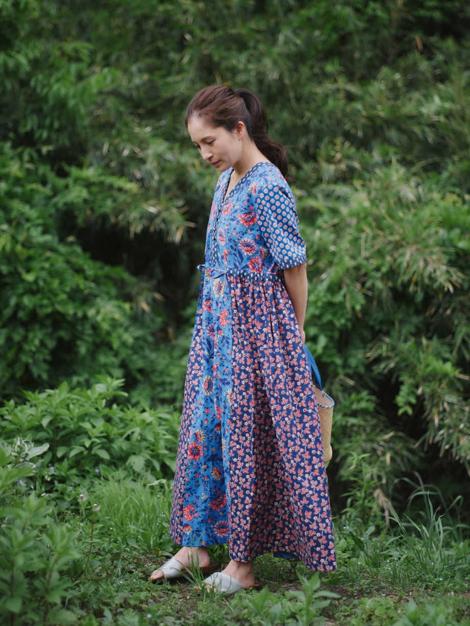 maiando×TWELVE×SOULEIADO Rani 型紙と生地付キット 型紙と生地付きキット> maiando×TWELVE×SOULEIADO 