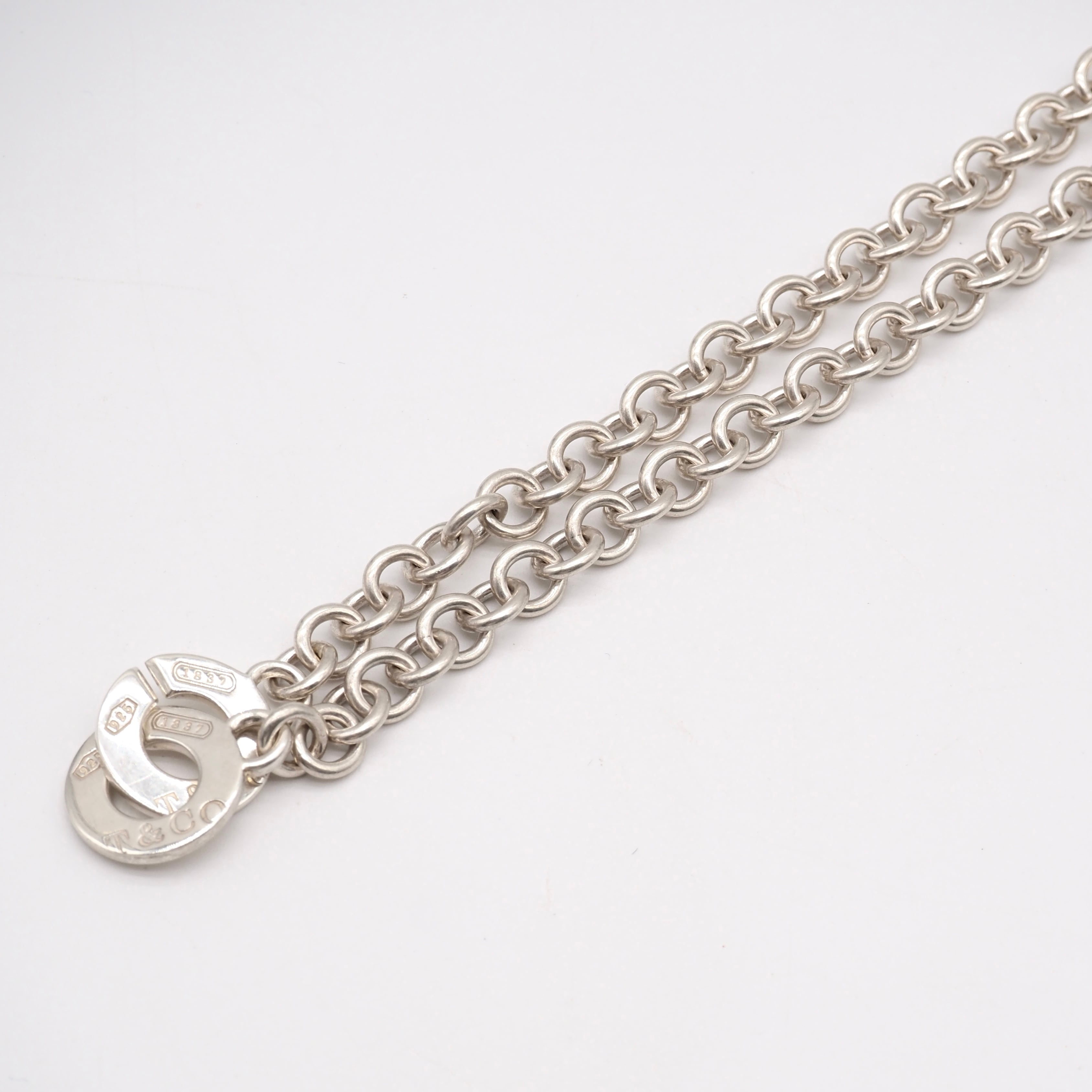Tiffany&Co. 1837サークルクラスプ ネックレス シルバー925