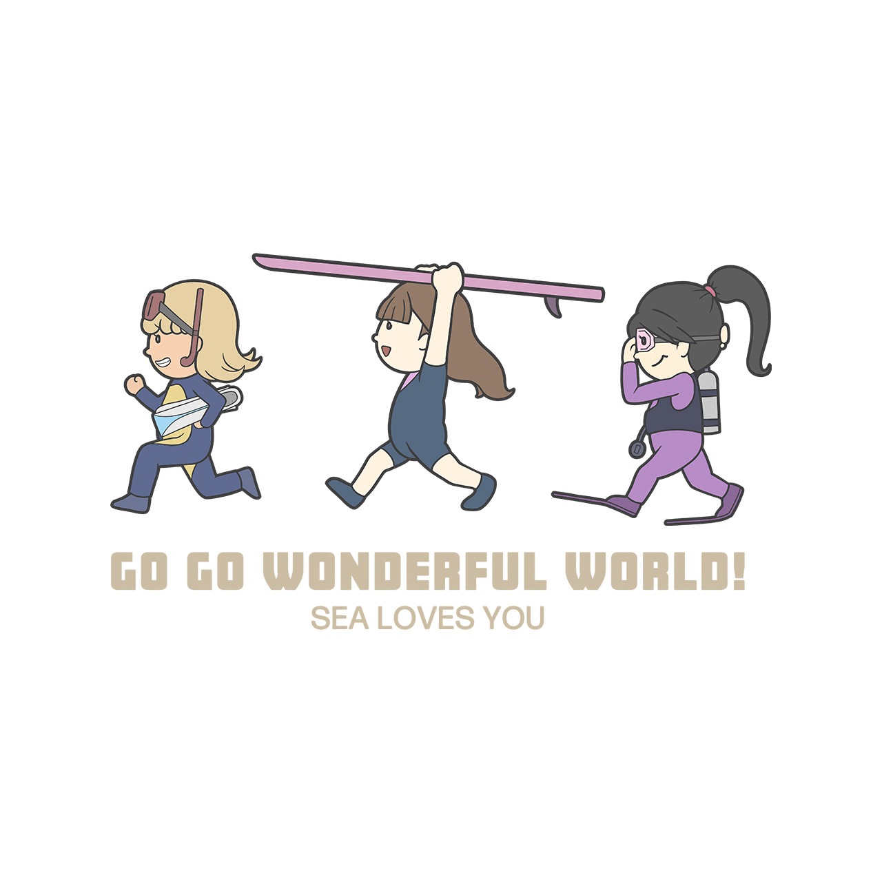 GO GO WONDERFUL WORLD!-シャワーサンダル(ホワイト-29cm) - 2