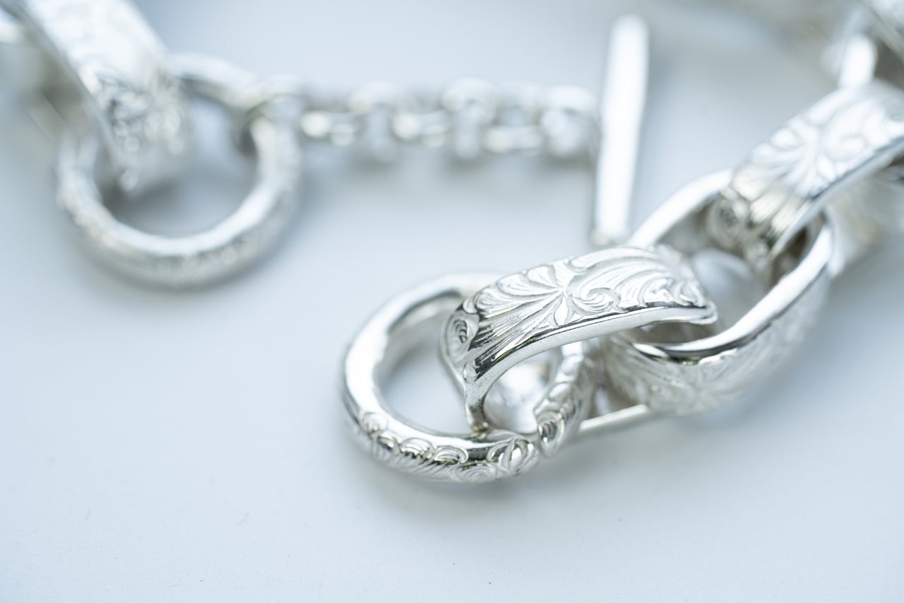 BN-079 Arabesque Hopi chain bracelet | WAKAN SILVER SMITH online store