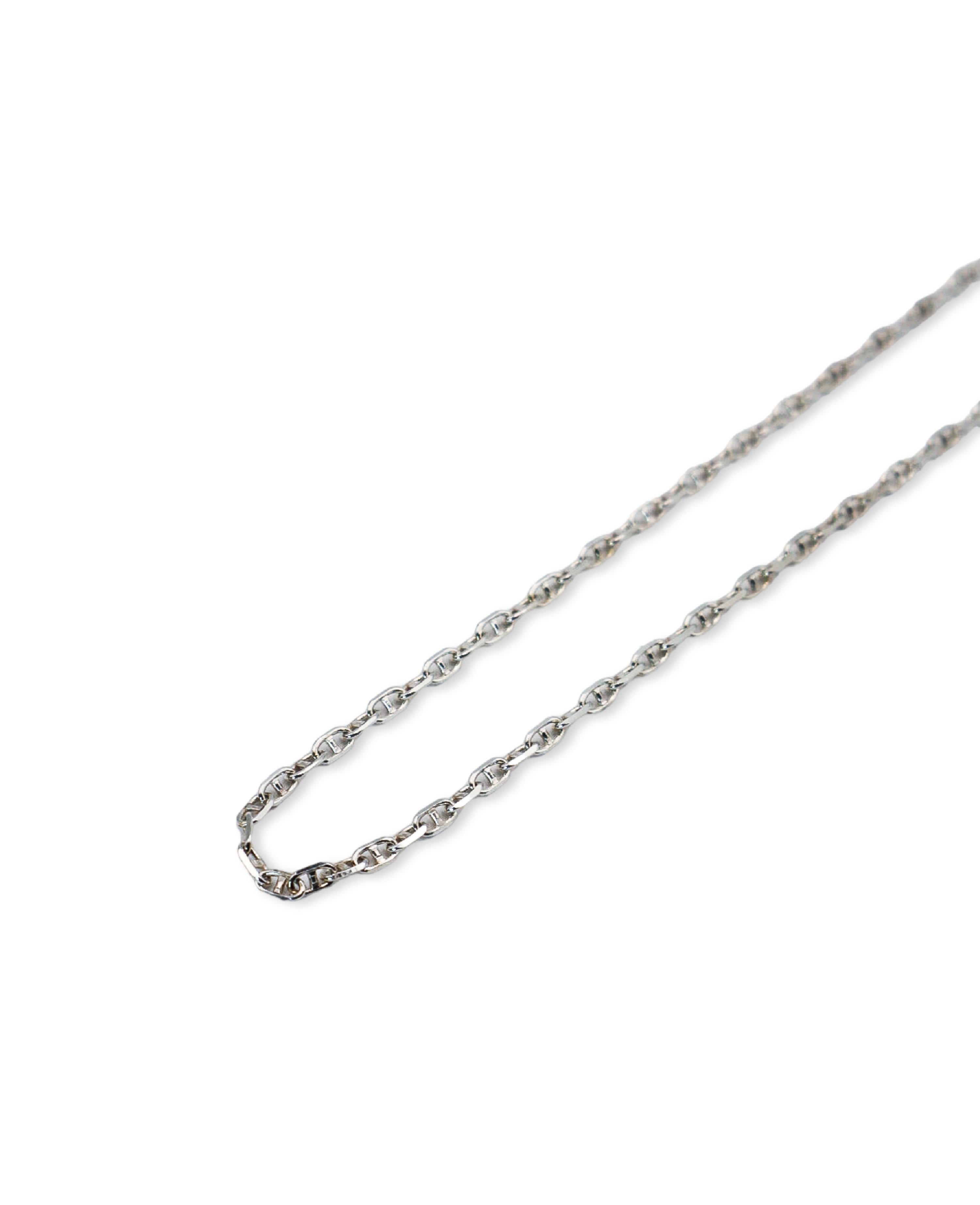 Silver925 Anchor Short Necklace “Aube Link” | naute