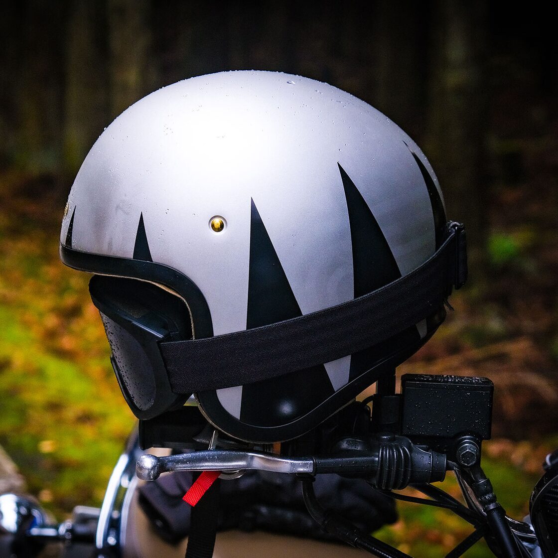 SHOEI J.O用 カスタムデカール Triangle マットブラック | Pay ID 