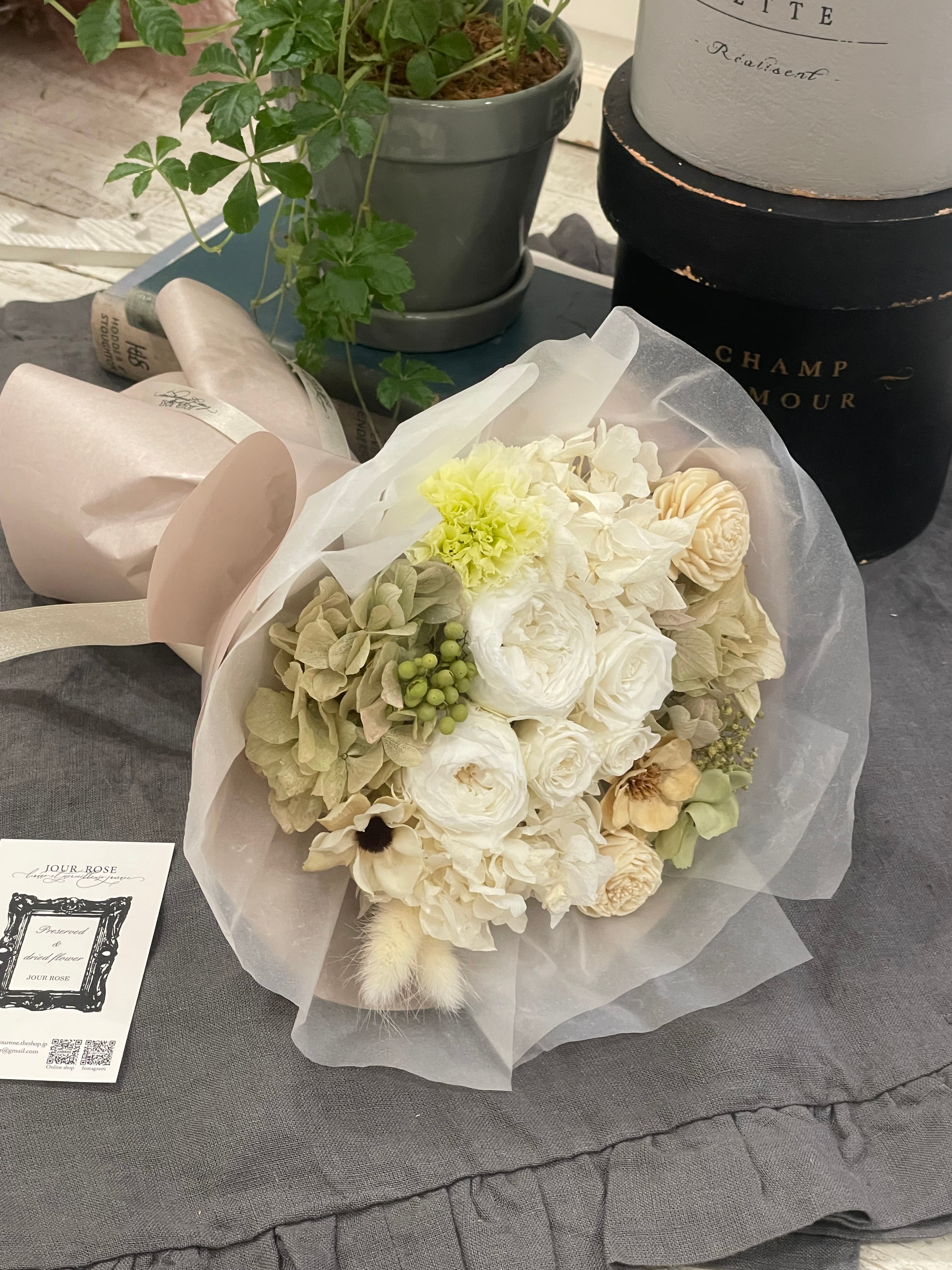 attitude」アティテュード 花束 プリザーブドフラワー花束 ブーケ 記念