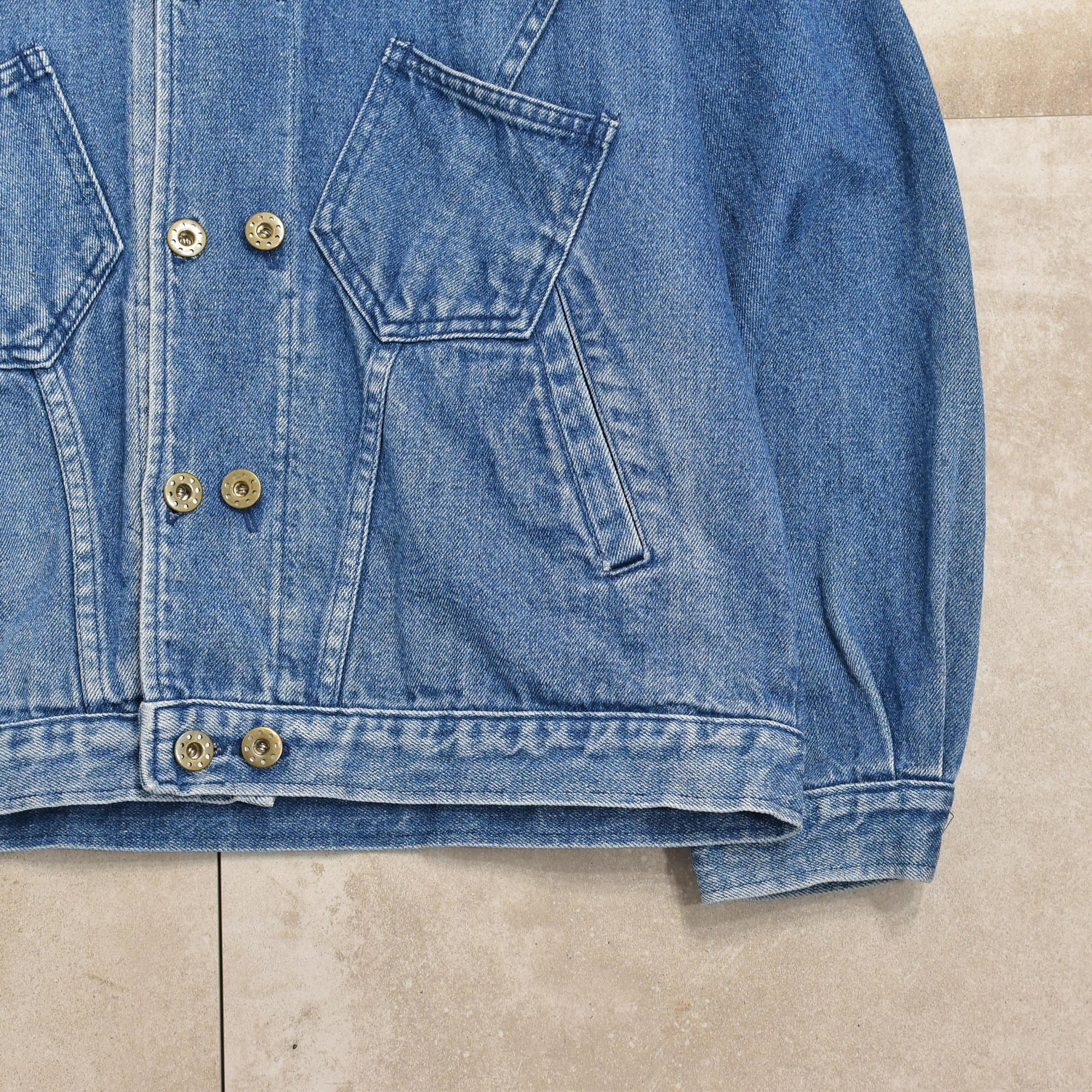 80s~ TOM&PETER deformation design denim jkt | 古着屋 grin 80s~ TOM&PETER deformation design denim jkt | 古着屋 grin