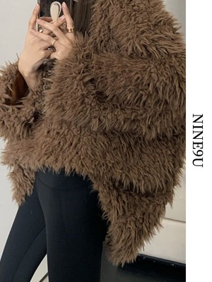 fluffy lumpy boa jacket【NINE-S5780】-2/28販売終了予定-