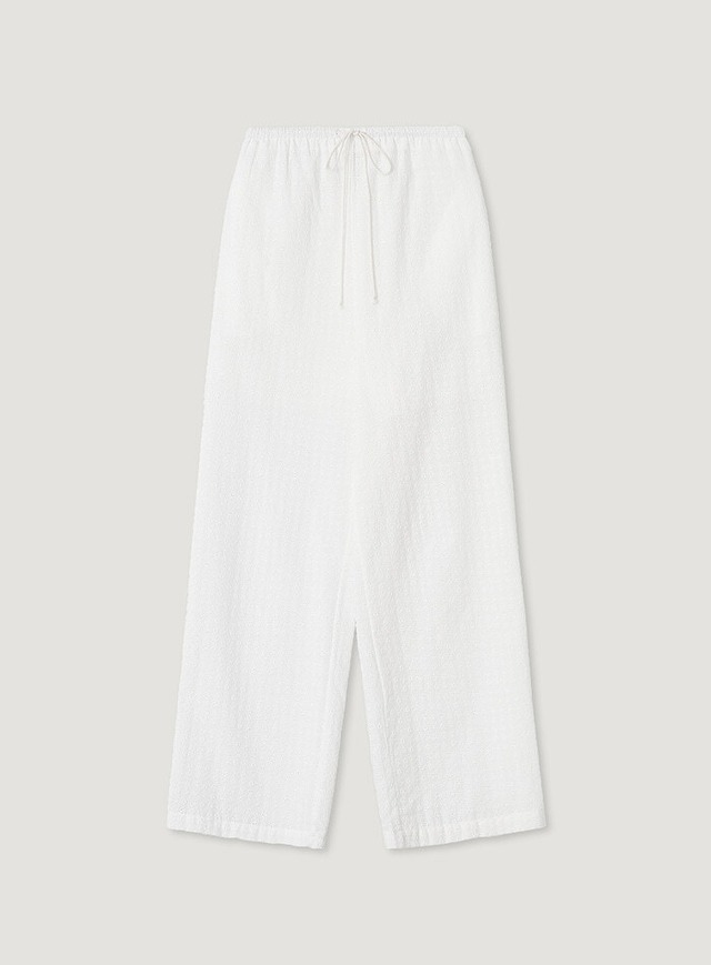 [MANGO MANY PLEASE] MONICA PUNCHING PANTS_WHITE 正規品 韓国ブランド 韓国通販 韓国代行 韓国ファッション マンゴーメニープリーズ 日本 店舗