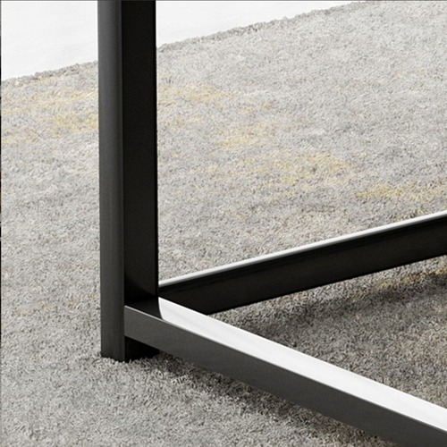 コーヒーテーブル 長方形 収納付き 大理石調 インダストリアル モダン リビング ローテーブル 二段 スチール脚 北欧 おしゃれ